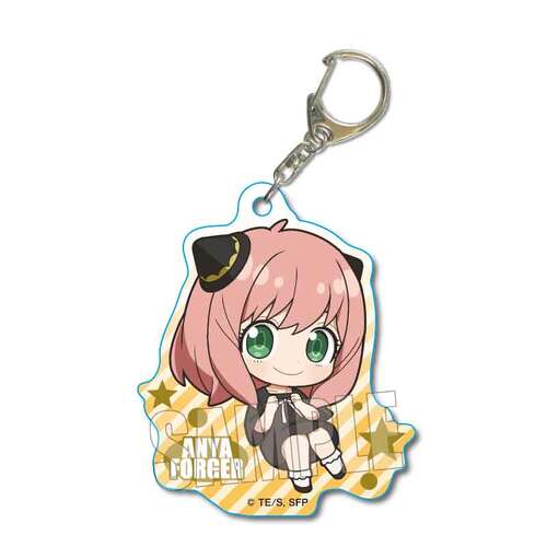 Pukasshu Acrylic Key Chain Anya Forger (Casual Outfit Ver.)