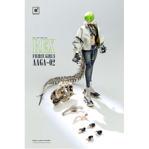 -PRE ORDER- Fierce Girls Series Bonegirl Aaga-02 Gunner Rex 1/6 Scale Action Figure