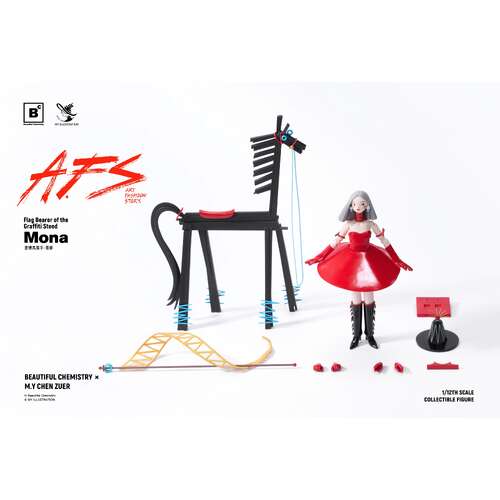 -PRE ORDER- Flag Bearer Of The Graffiti Steed Mona 1/12 Scale Action Figure