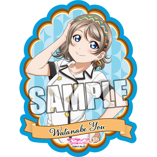 Love Live! Sunshine!! Die-cut Sticker Watanabe You