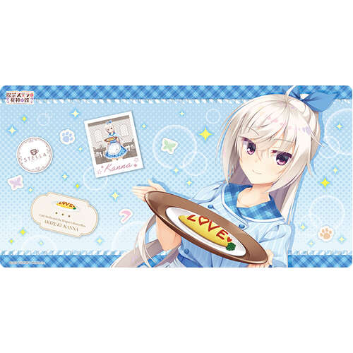 -PRE ORDER- Character Rubber Mat Slim Cafe Stella and the Reaper's Butterflies Akizuki Kanna Waitress Ver.