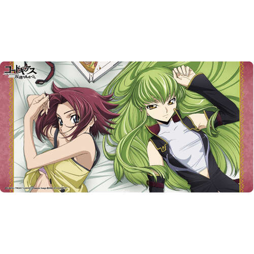-PRE ORDER- Character Rubber Mat Slim Code Geass Lelouch of the Rebellion C.C. & Kallen