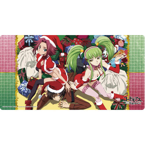 -PRE ORDER- Character Rubber Mat Slim Code Geass Lelouch of the Rebellion Lelouch & C.C. & Kallen Christmas Ver.