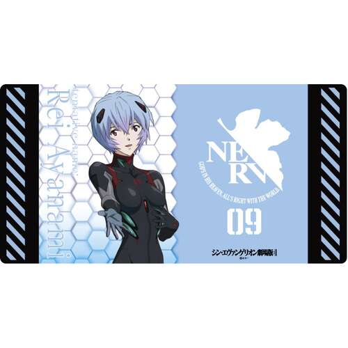 -PRE ORDER- Character Rubber Mat Slim Rebuild of Evangelion Ayanami Rei (Tentative Name)