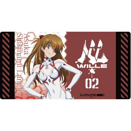 -PRE ORDER- Character Rubber Mat Slim Rebuild of Evangelion Shikinami Asuka Langley