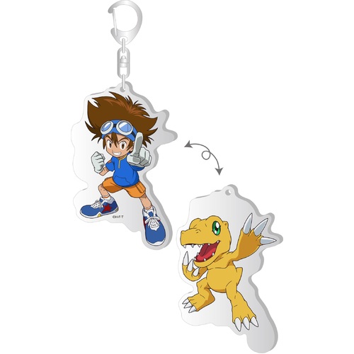 Acrylic Key Chain Taichi & Agumon