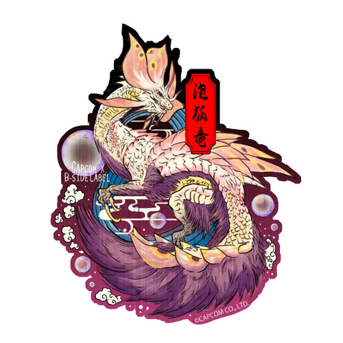 Capcom x B-Side Label Sticker Mizutsune Ukiyoe