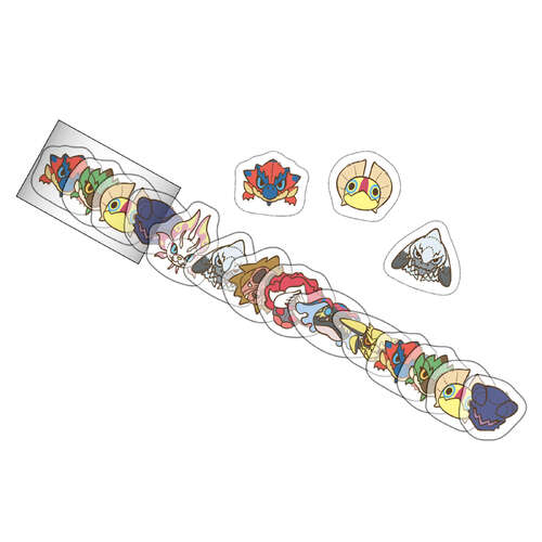 -PRE ORDER- Monster Hunter Chibi Style Die-Cut Masking Tape