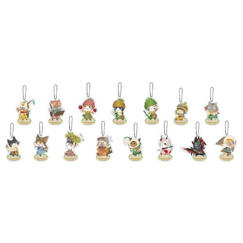 -PRE ORDER- Monster Hunter Wilds Felyne Acrylic Stand Keychain Collection [BLIND BOX]