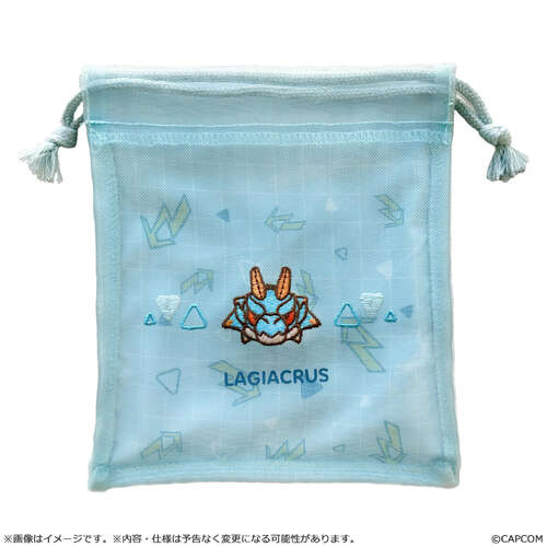 -PRE ORDER- Chibi Style Mesh Drawstring Pouch Lagiacrus