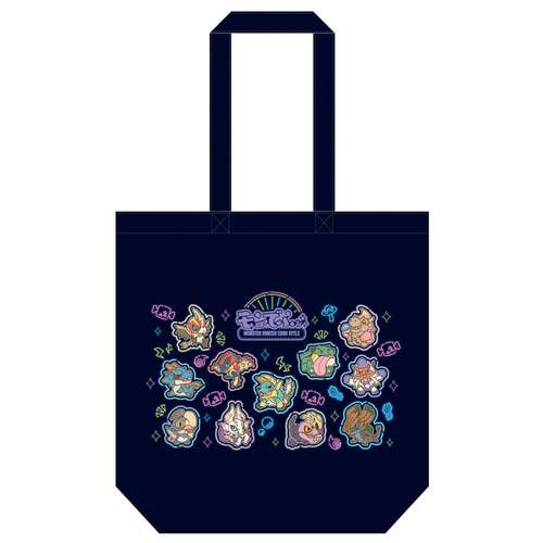 -PRE ORDER- Monster Hunter Chibi Style Tote Bag Neon Themed