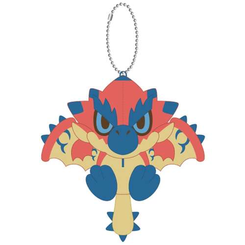 -PRE ORDER- Chibi Style Plush Keychain Rathalos