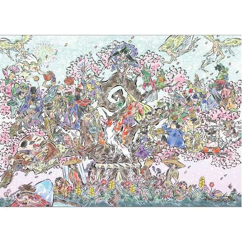 -PRE ORDER- Okami 20th Anniversary Reprint Art Project B2 poster 12th Anniversary Artist Mari Shimazaki