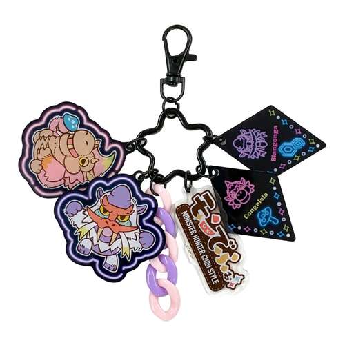 -PRE ORDER- Chibi Style Multi Charm Acrylic Keychain Blangonga & Congalala