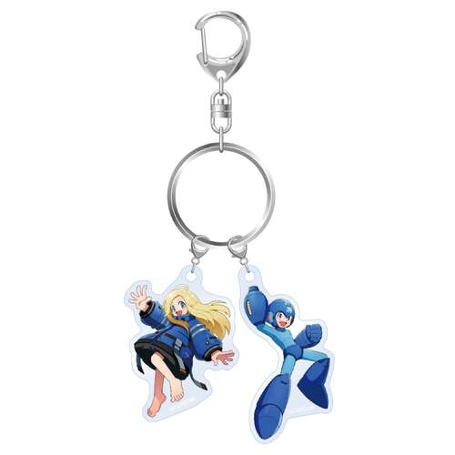 -PRE ORDER- PRAGMATA × Mega Man Dual Override Acrylic Keychain