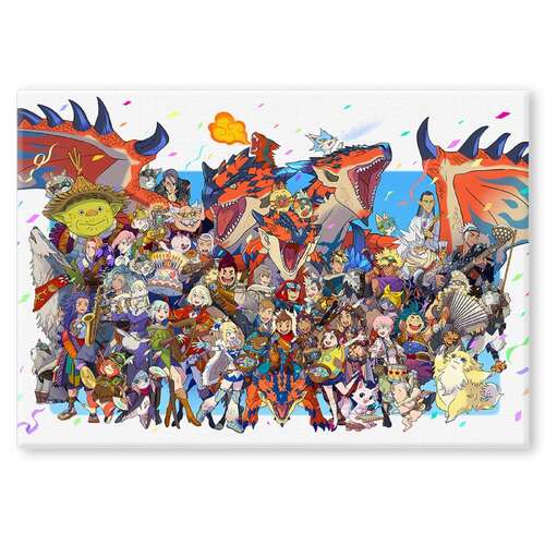 -PRE ORDER- Monster Hunter Stories 10th Anniversary Art Chara Fine Board