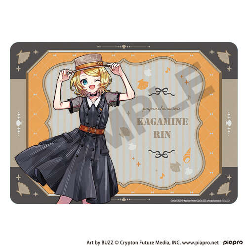 -PRE ORDER- Hatsune Miku Rubber Mat Kagamine Rin Retro Kobe 2025