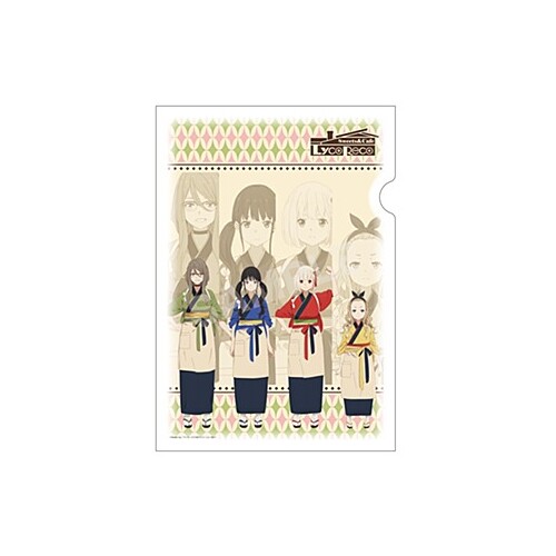 Lycoris Recoil Japanese Paper File 02 Chisato & Takina & Mizuki & Kurumi
