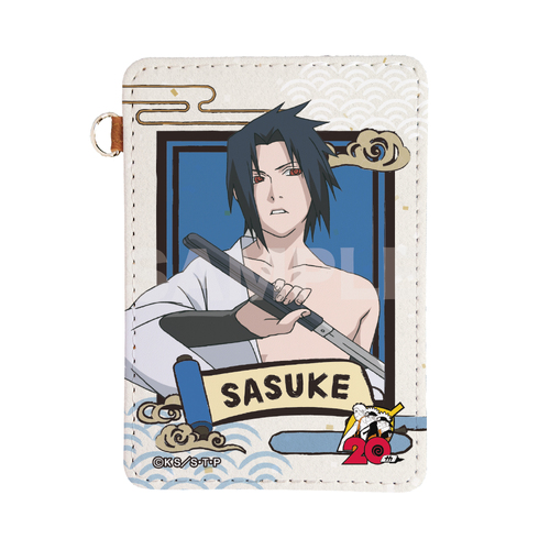 NARUTO Shippuden Leather Pass Case 02 Uchiha Sasuke