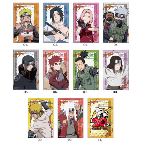 Naruto Shippuden Satin Fabric Sticker 01 Vol. 1 [BLIND BOX]