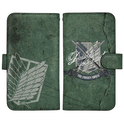 Attack on Titan Book Type Smartphone Case