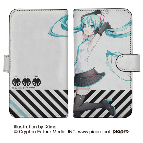 Hatsune Miku V4 Book Type Smartphone Case