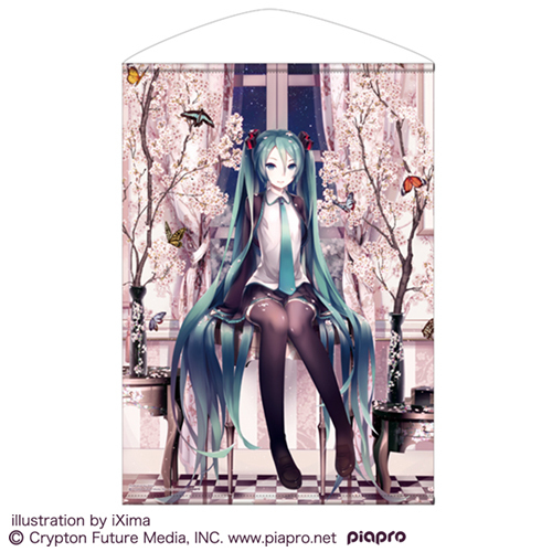 Hatsune Miku Cherry Blossoms B2 Tapestry