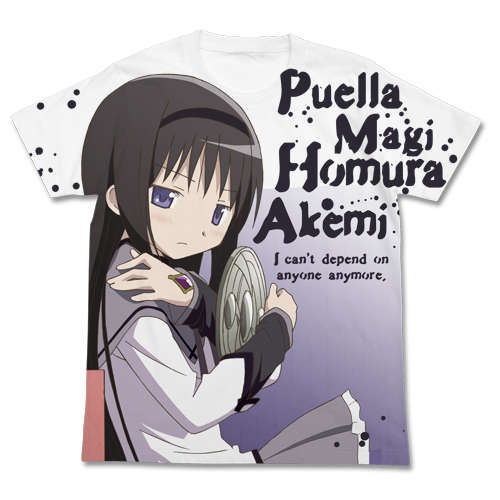 Akemi Homura Full Graphic T-shirt White