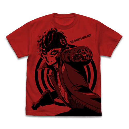 Joker All Print T-shirt Red