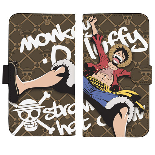 Luffy Book Type Smartphone Case 158
