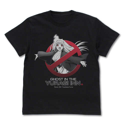 Ghost in The Yuragi Inn Yuuna T-shirt Black