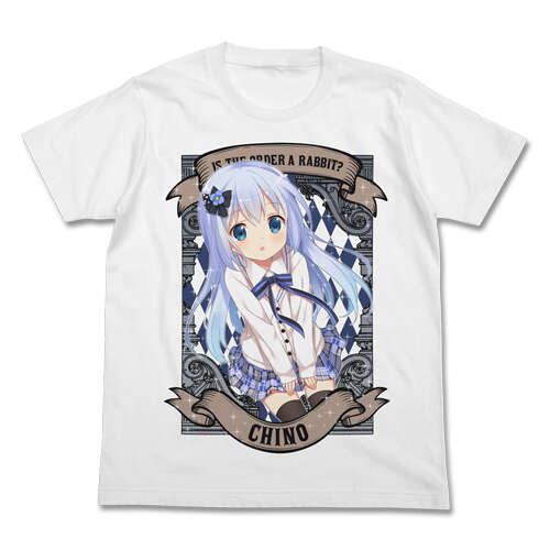 Chino Full Color T-shirt White [L Size]