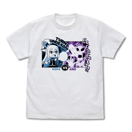 Aqua vs Ainz T-shirt White