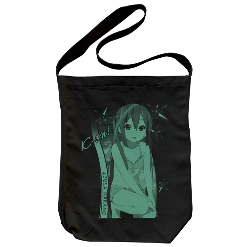Nakano Azusa Tropical Shoulder Tote Bag Black