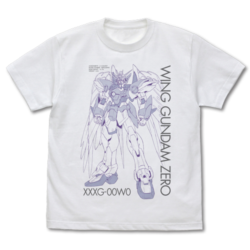 Wing Gundam Zero EW T-shirt White