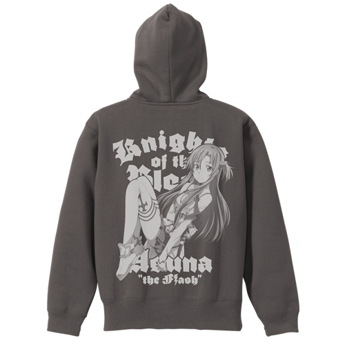 The Beautiful Subleader Asuna Zip Hoodie Charcoal