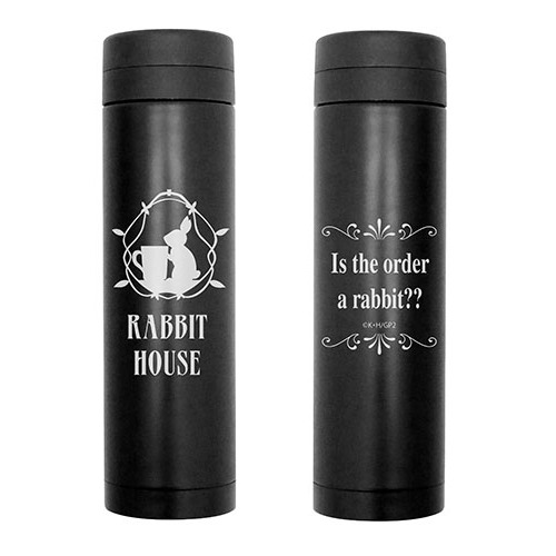 Rabbit House Thermos Bottle Black
