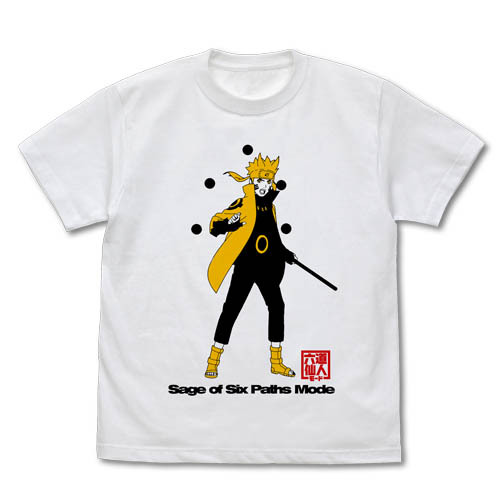 Six Paths Sage Mode Naruto T-shirt White