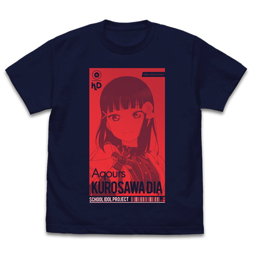 Kurosawa Dia T-shirt ALL STARS Ver. Navy