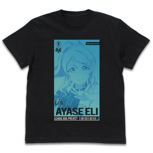 Ayase Eli T-shirt ALL STARS Ver. Black