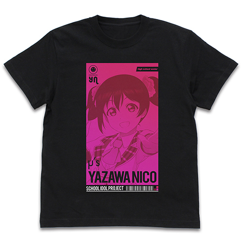 Yazawa Nico T-shirt ALL STARS Ver. Black