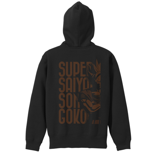 Super Saiyan Goku Zip Hoodie Black