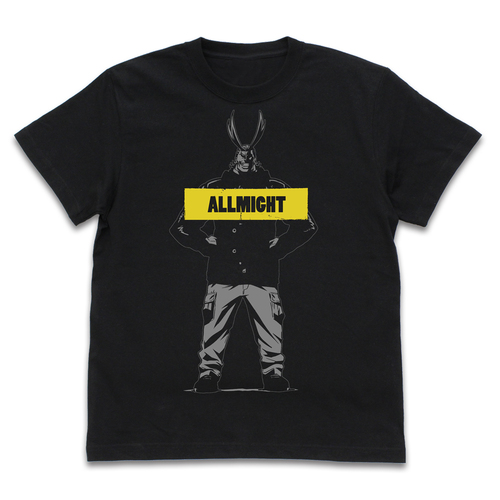 All Might T-shirt Snow Festival Ver. Black