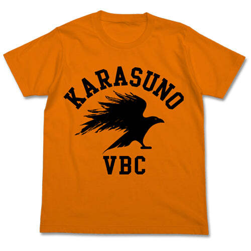 Karasuno High School Volleyball Club T-shirt Orange