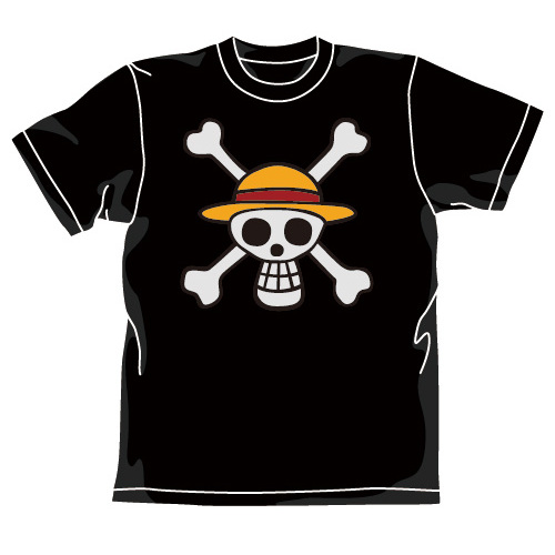 ONE PIECE Pirates Flag T-shirt Black