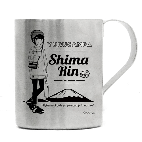 Original Illustration Natsucamp Shima Rin Double Layers Stainless Steel Mug