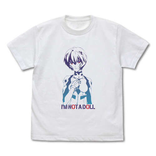 Rei Ayanami Gradation T-shirt White