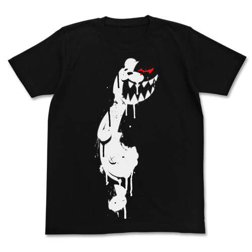 Monokuma Stencil T-Shirt Black