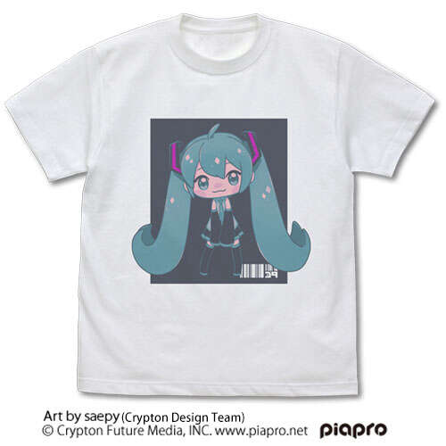 Hatsune Miku Saepy Ver. T-shirt White