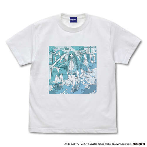 Hatsune Miku Ruubon27 Ver. T-shirt White